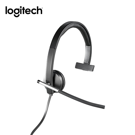 AUDIFONO C/MICROF. LOGITECH B2B H650E USB MONO BLACK (981-000513)